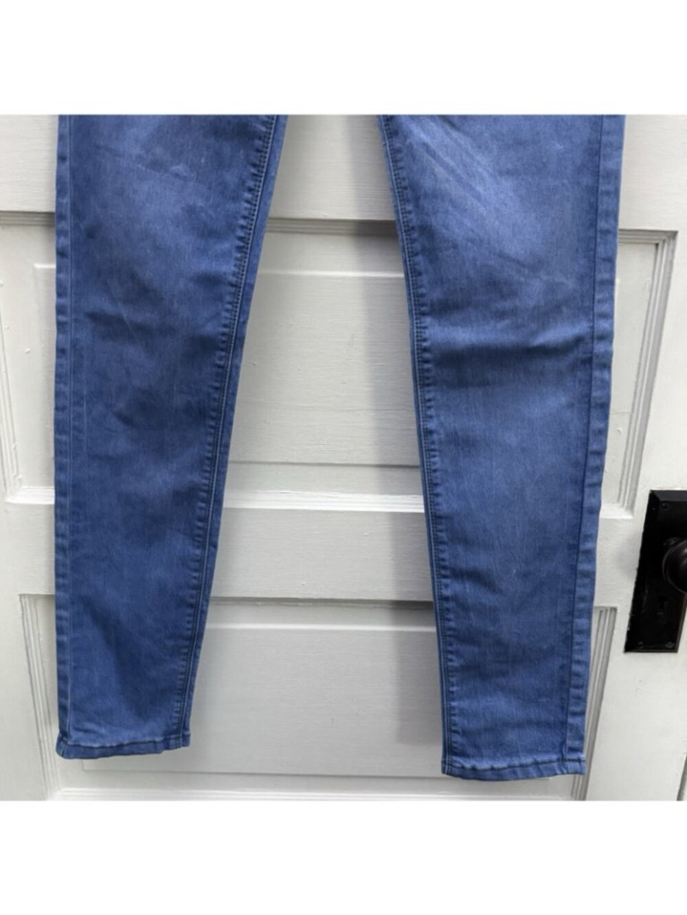 Mitzi Michel Juniors Size 9 High Rise Skinny Jeans Blue Stretch USA Made - Picture 4 of 12